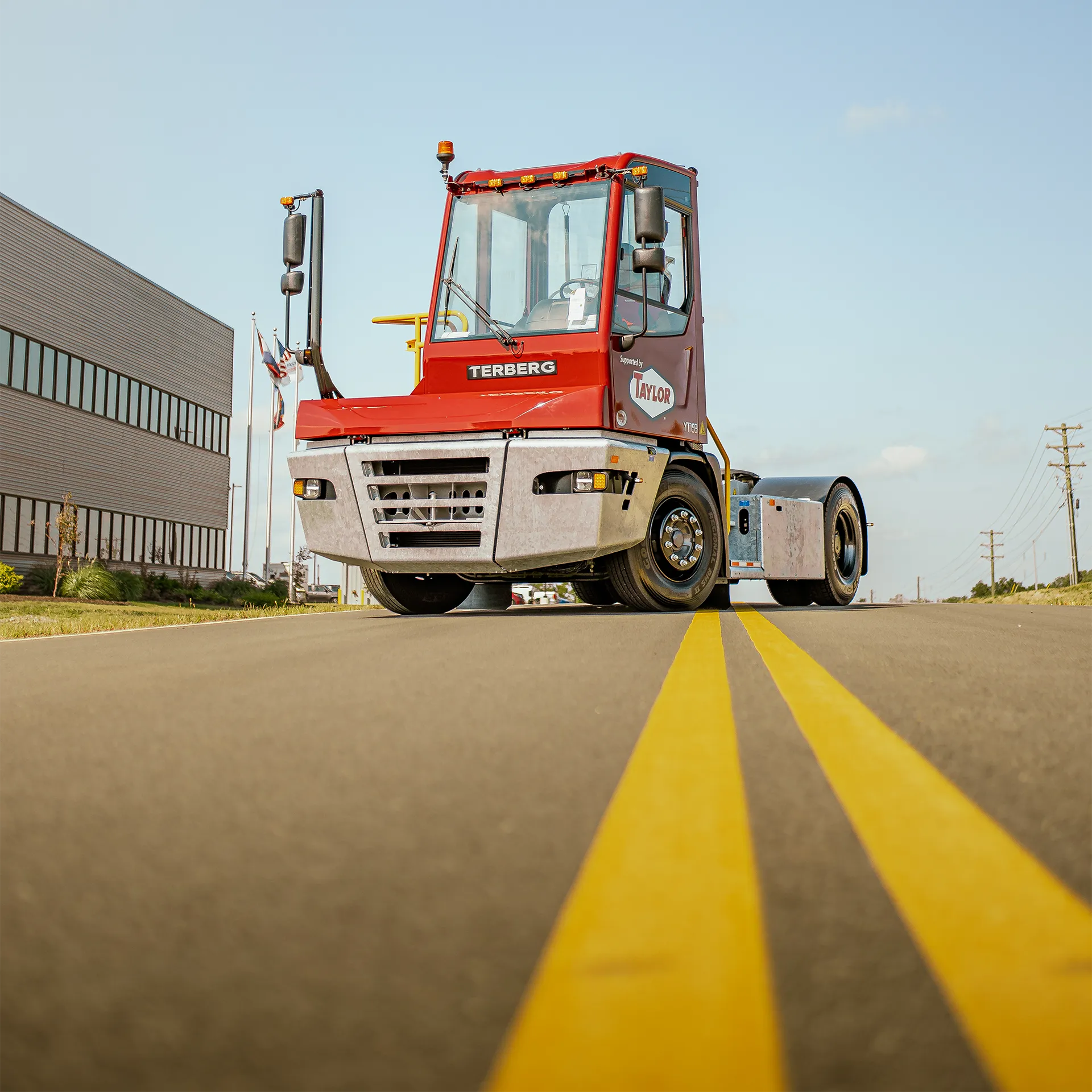 Terberg Taylor terminal tractor working in a yard application